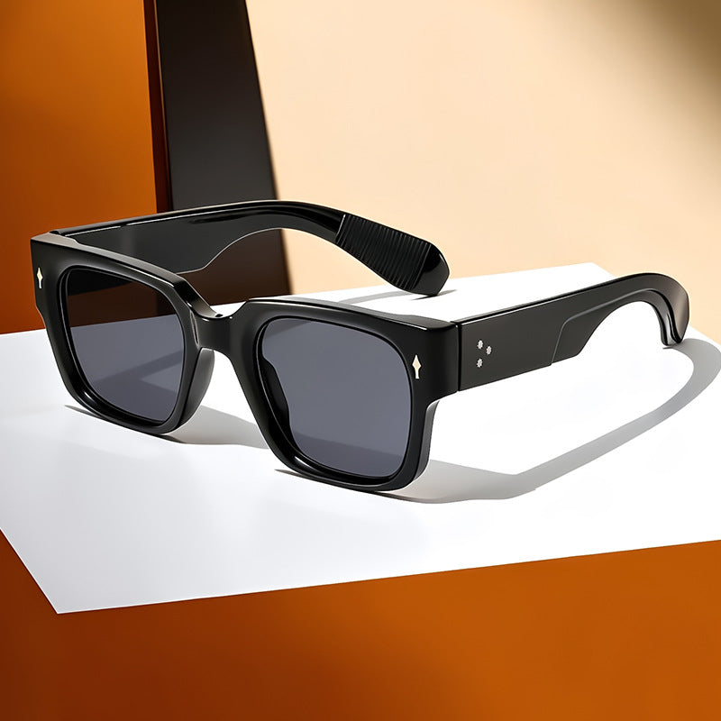 Bold Chunky Vintage Square Sunglasses Kalsten