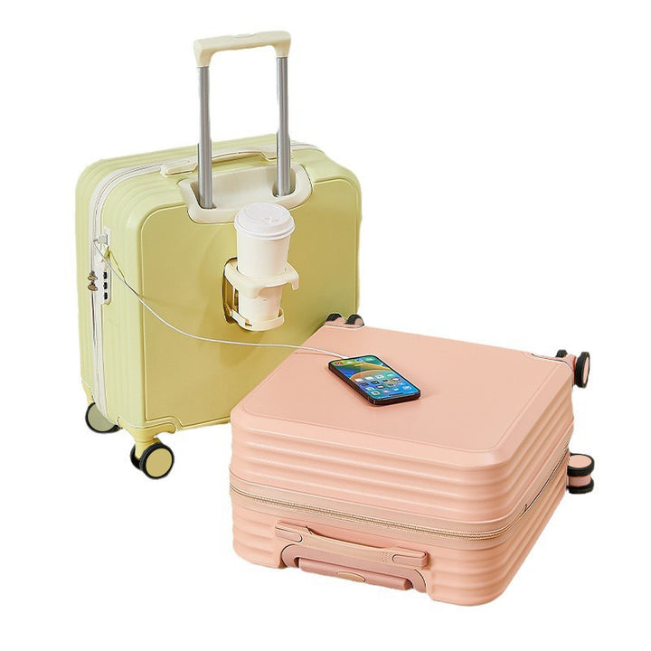 Compact Hard-Shell Rolling Suitcase Kalsten