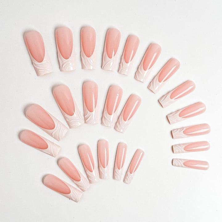 Artificial nails with elegant 3D design Kalsten