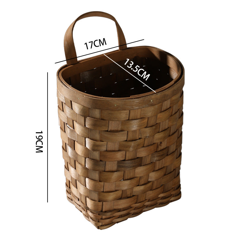 Handcrafted Wicker Storage Cylinder Kalsten