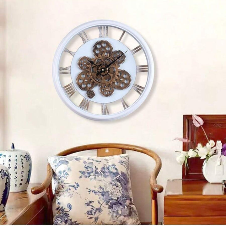 Wall Clock in Industrial Steampunk Design Kalsten