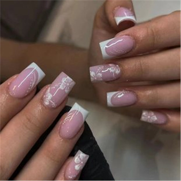 Artistic Press-On Nail Set with Premium Embellishments Kalsten