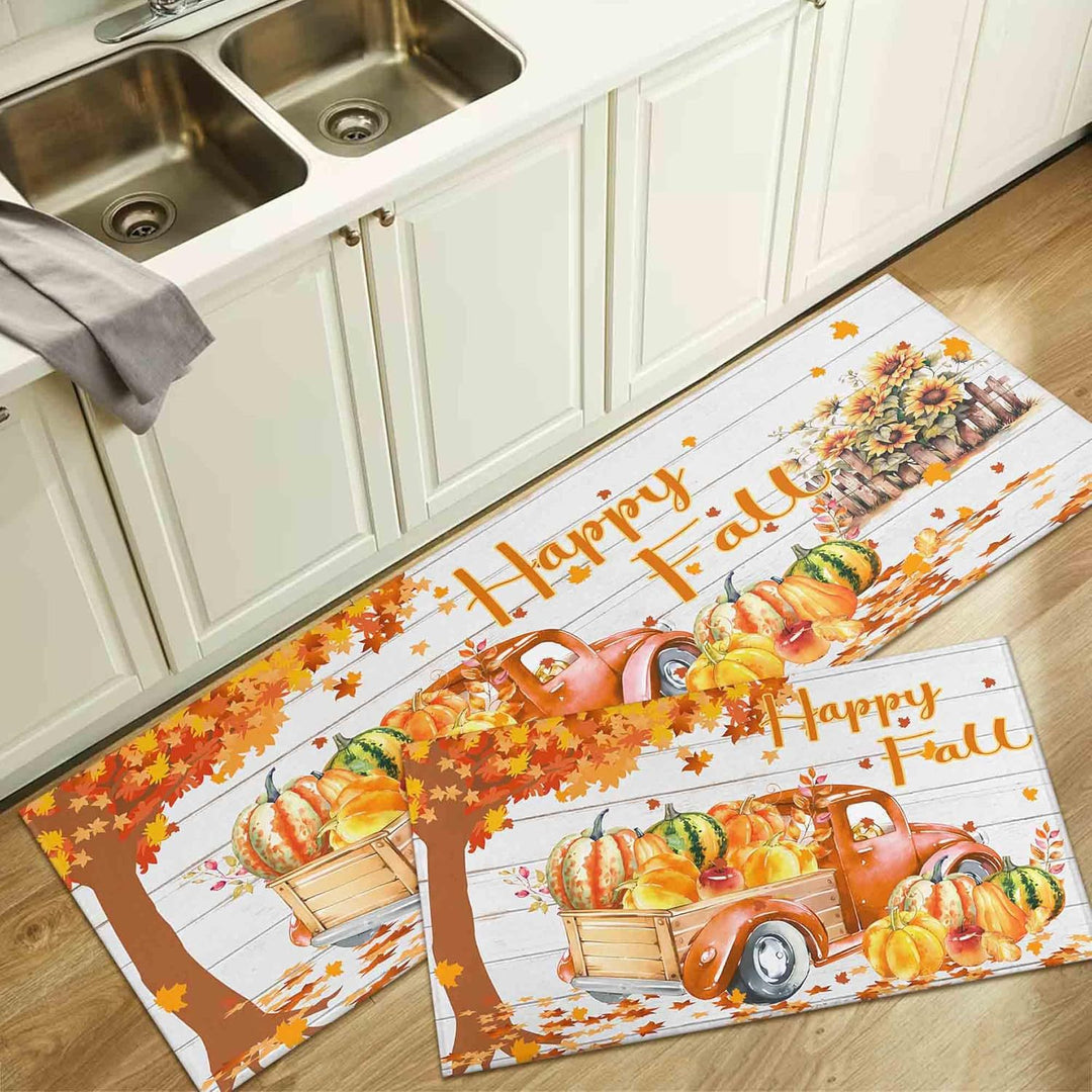 Seasonal Decorative Kitchen Mat Set