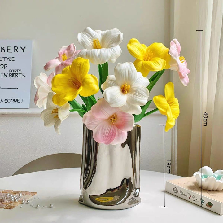 Lifelike Decorative Flower Arrangement