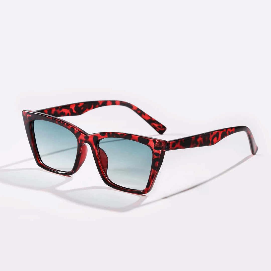 Ladies Cat-Eye Sunglasses with Unique Angular Frame Kalsten