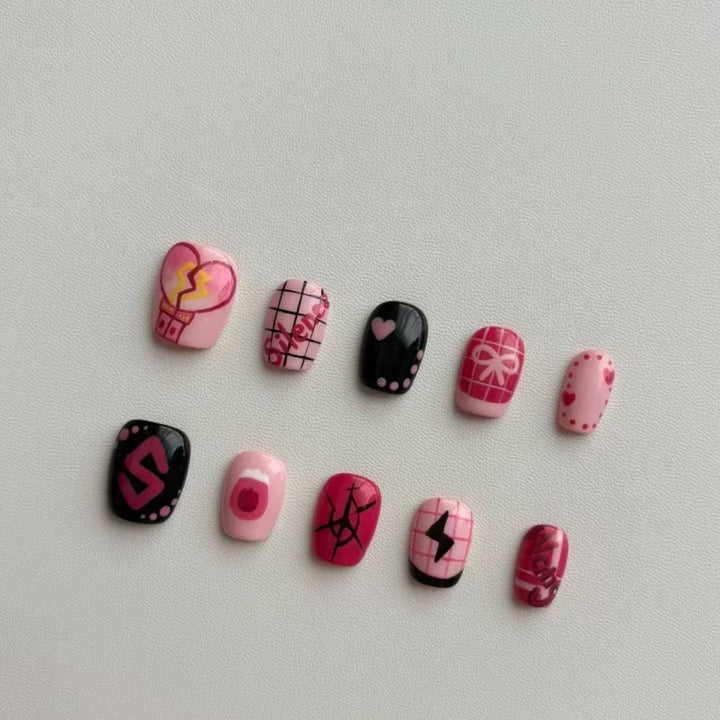 Creative Press-On Nail Set Kalsten