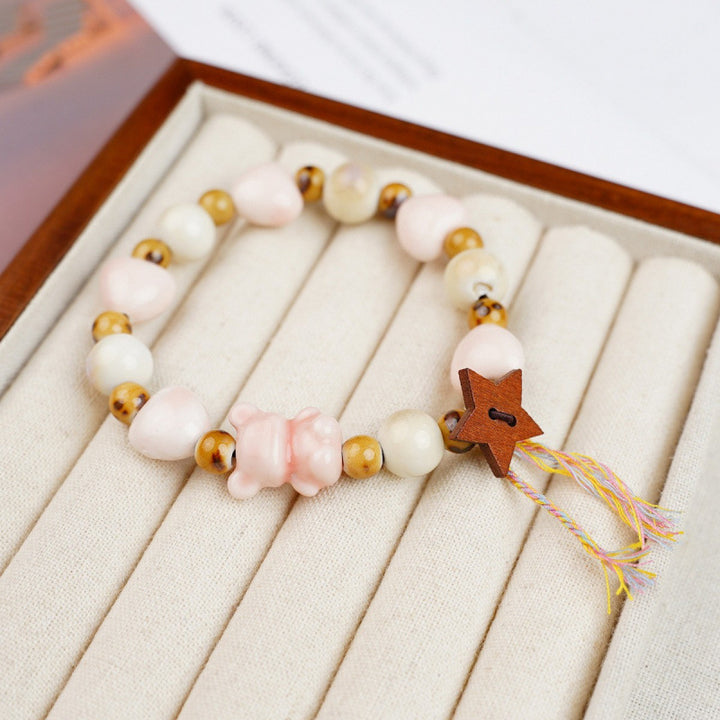 Heart-Shaped Beaded Bracelet Kalsten