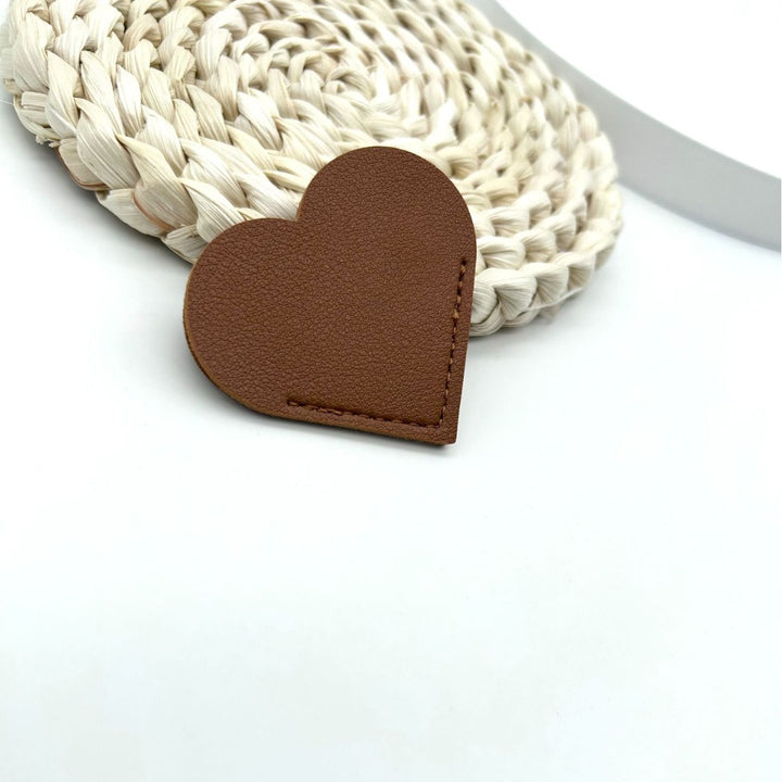 Heart-Shaped Leather Accessory Kalsten