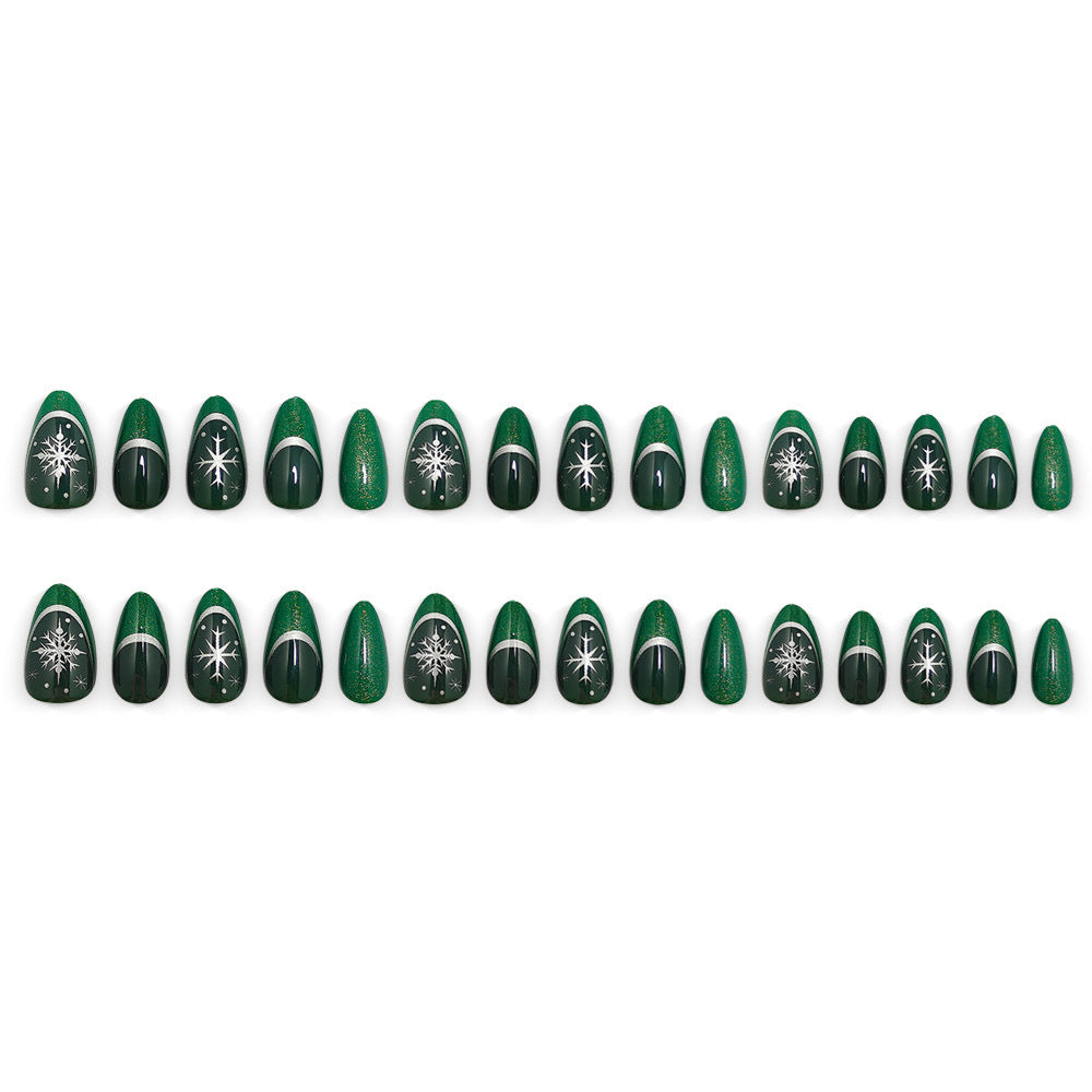 High-quality artificial nails in winter design Kalsten