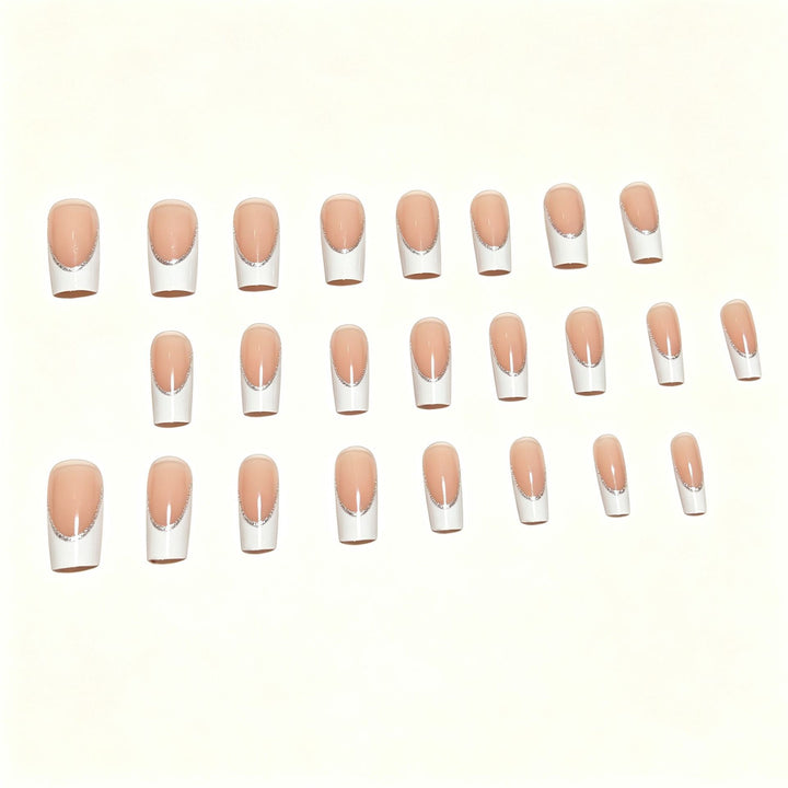 French Tip Gel Nail Art Extensions Kalsten