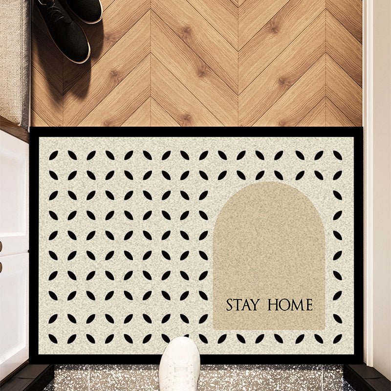 Elegant Textured Welcome Mat