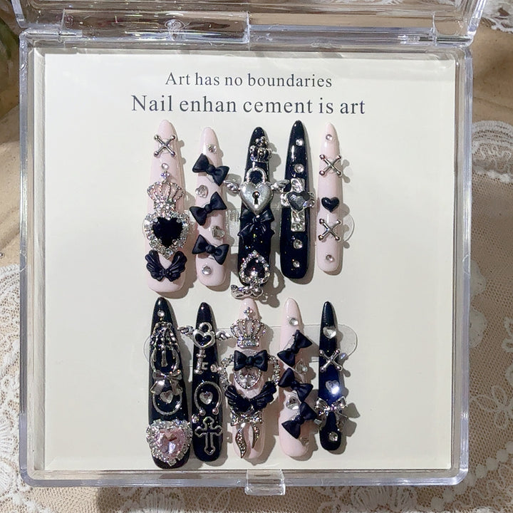 Rock-Inspired Decorative Nail Art Set