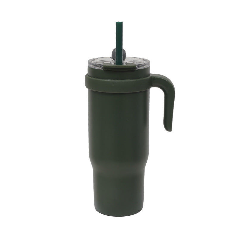 Unisex Insulated Drinking Cup with Ergonomic Handle and Twist Lid Kalsten