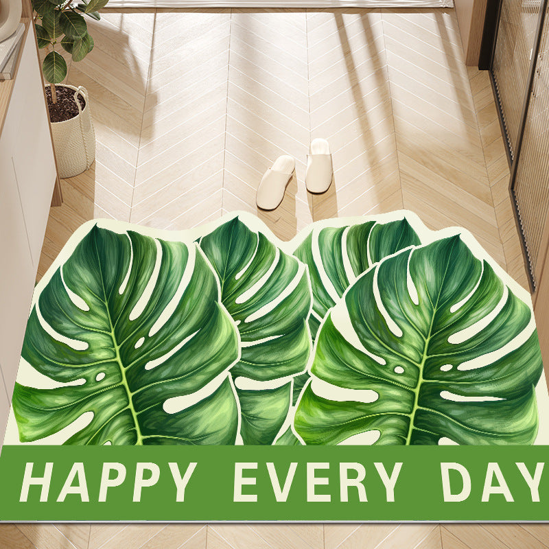 Inspirational Monstera Leaf Doormat