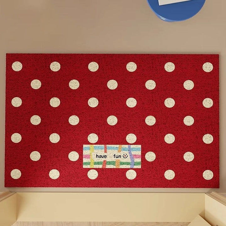 Colorful Polka Dot Doormat Kalsten