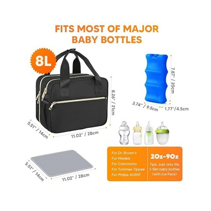 Multifunctional Cosmetic Bag with Intelligent Partition Kalsten