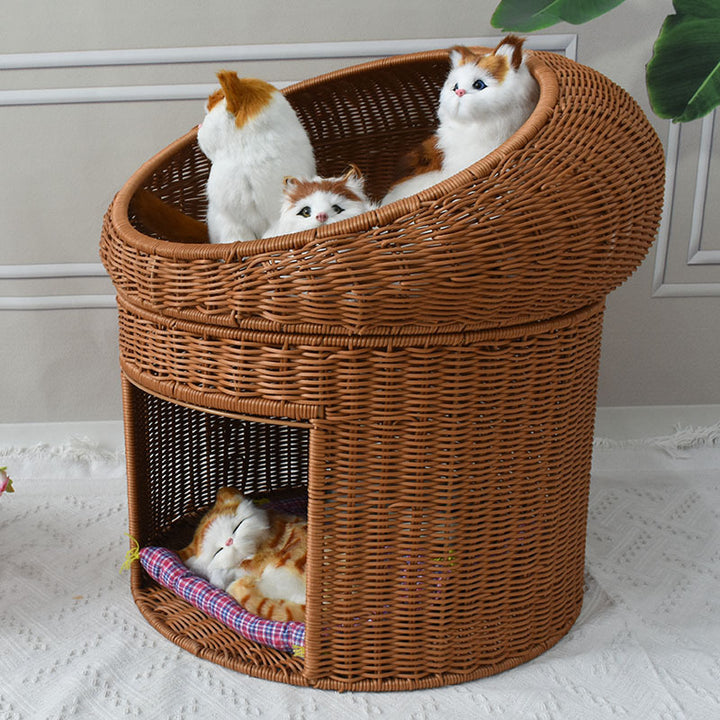 Decorative Woven Stool Kalsten