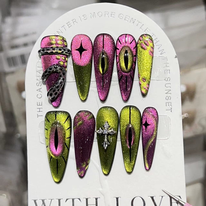 Reusable Press-On Nail Set Kalsten