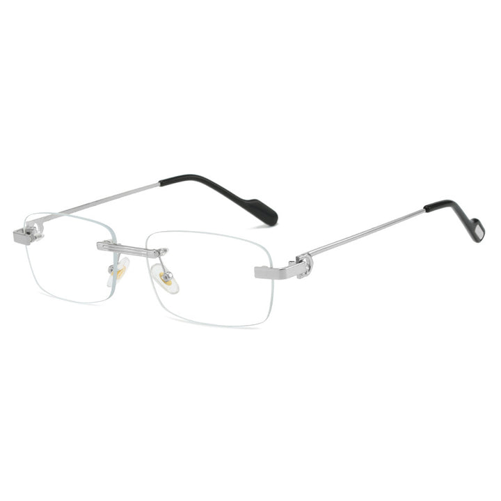 Women's fashionable rectangular sunglasses with delicate metal frame Kalsten