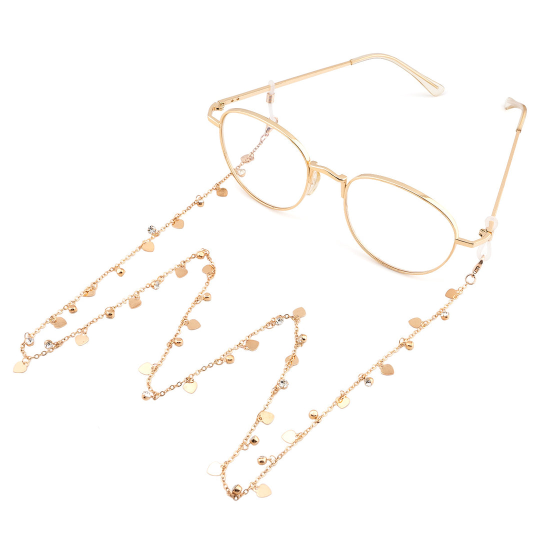 Decorative Heart-Shaped Eyewear Chain Kalsten