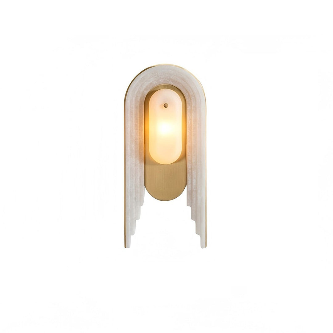 Modern Alabaster Wall Sconce