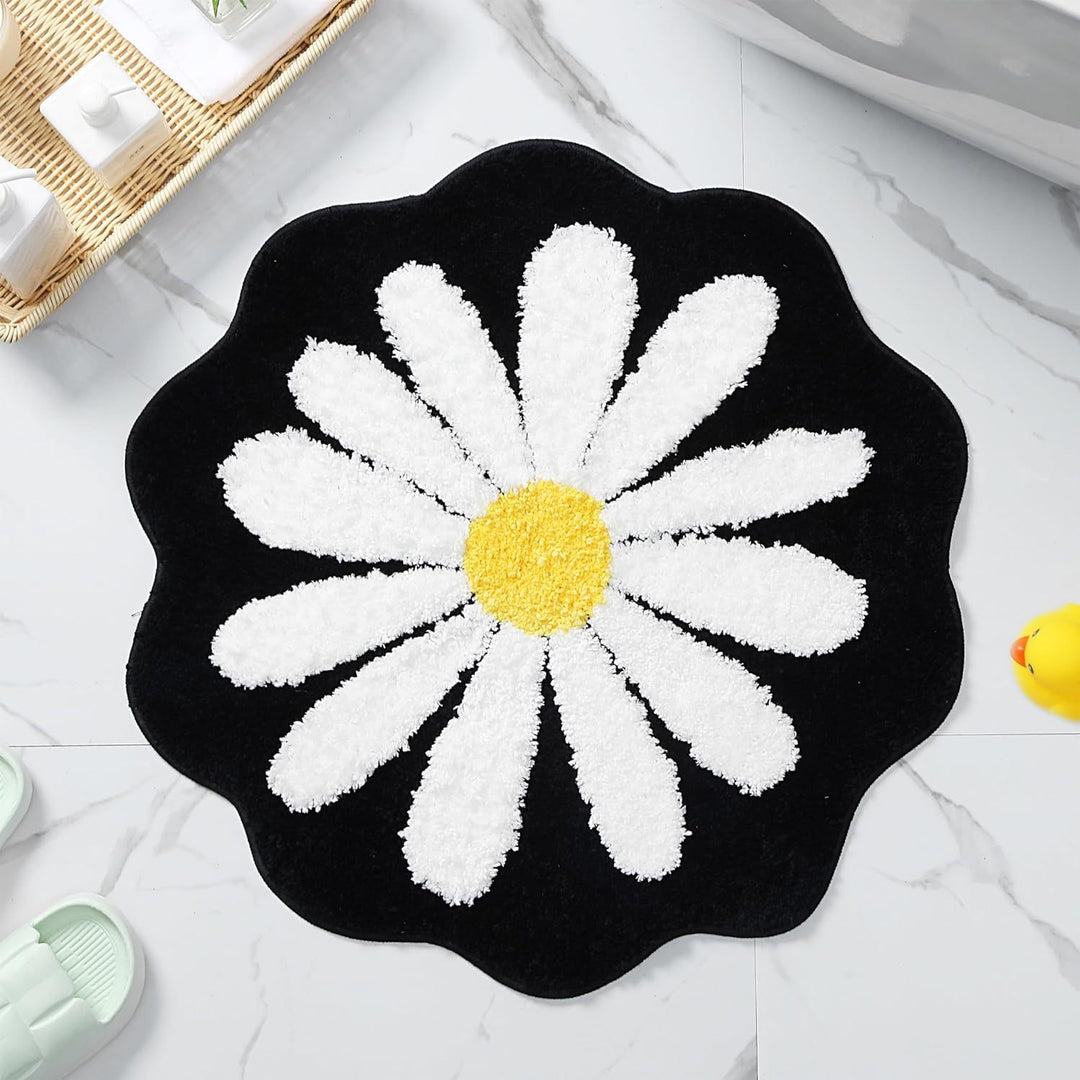 Decorative Daisy-Shaped Bath Mat