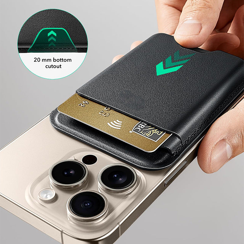 Magnetic Leather Phone Wallet Kalsten
