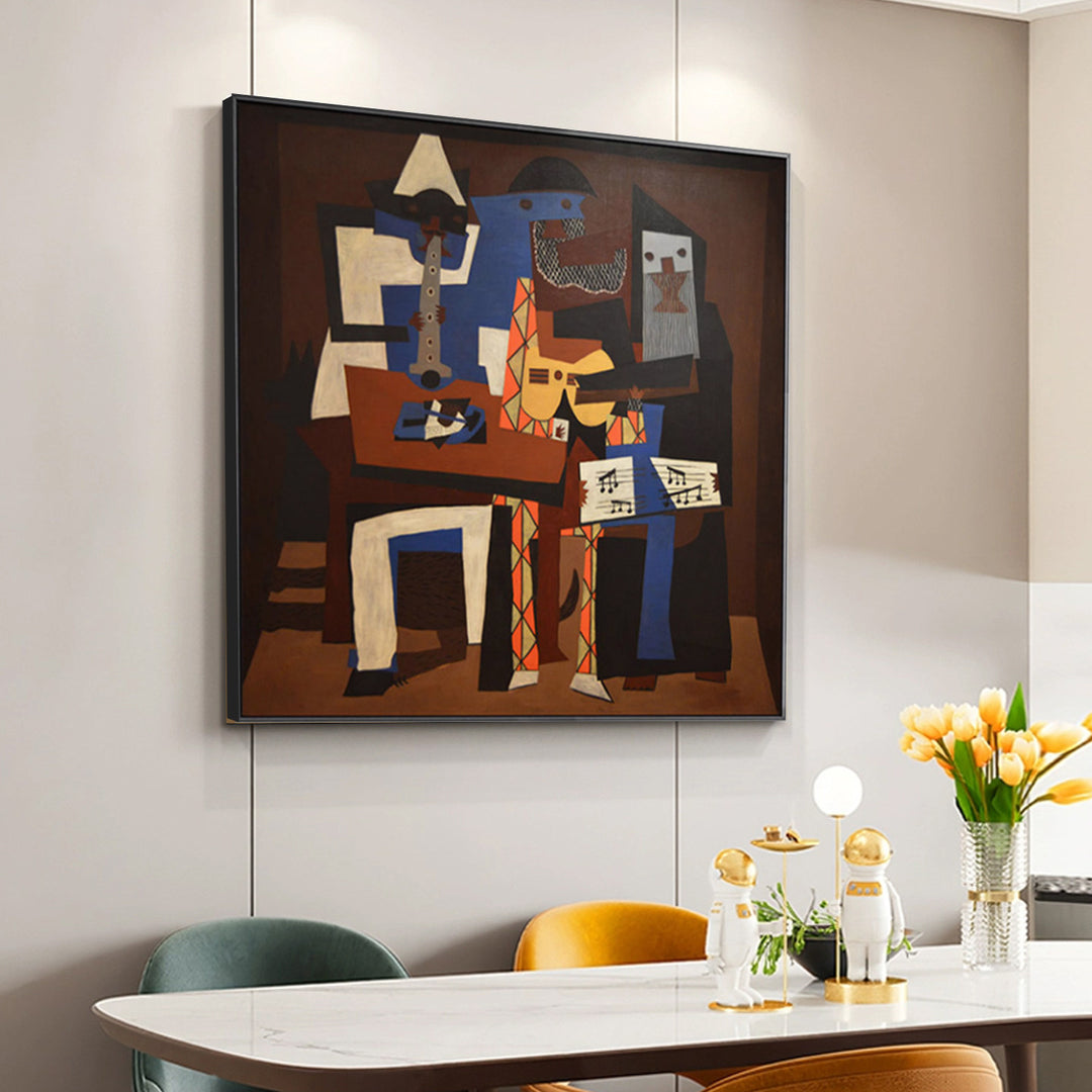 Abstract Musical Canvas Artwork