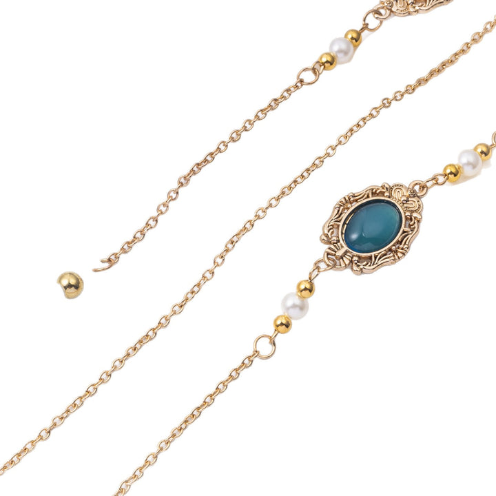 Ornate Eyewear Chain with Gemstone Accents Kalsten