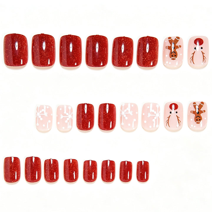 Festive Themed Press-On Nail Art Set Kalsten