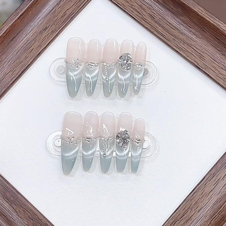 Glamorous Decorative Press-On Nails Set Kalsten