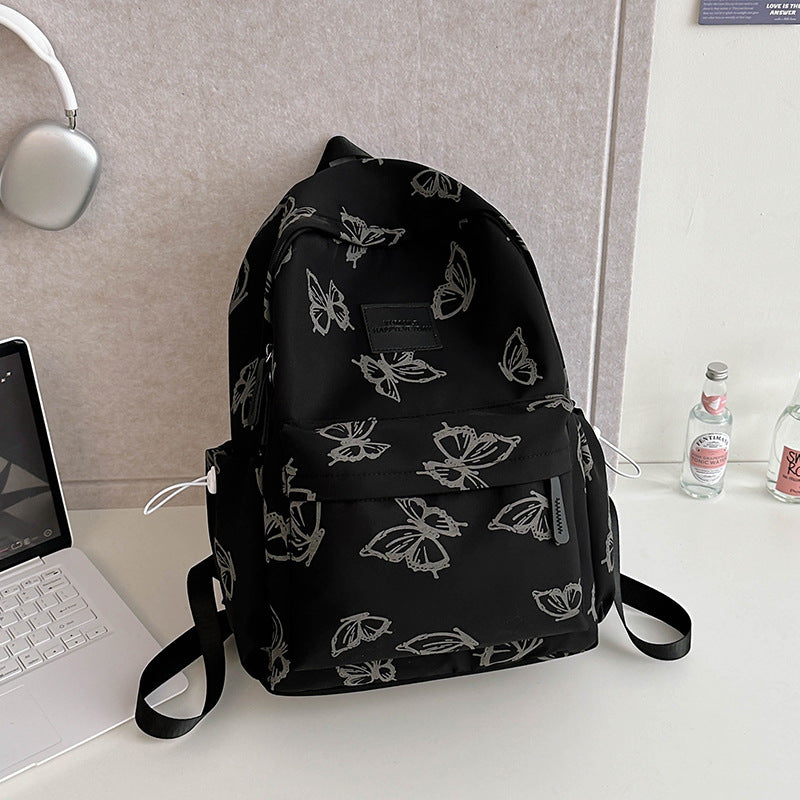 Artistic Butterfly Print Backpack