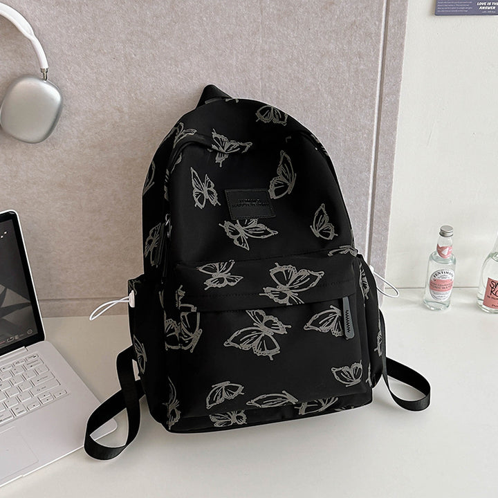 Artistic Butterfly Print Backpack