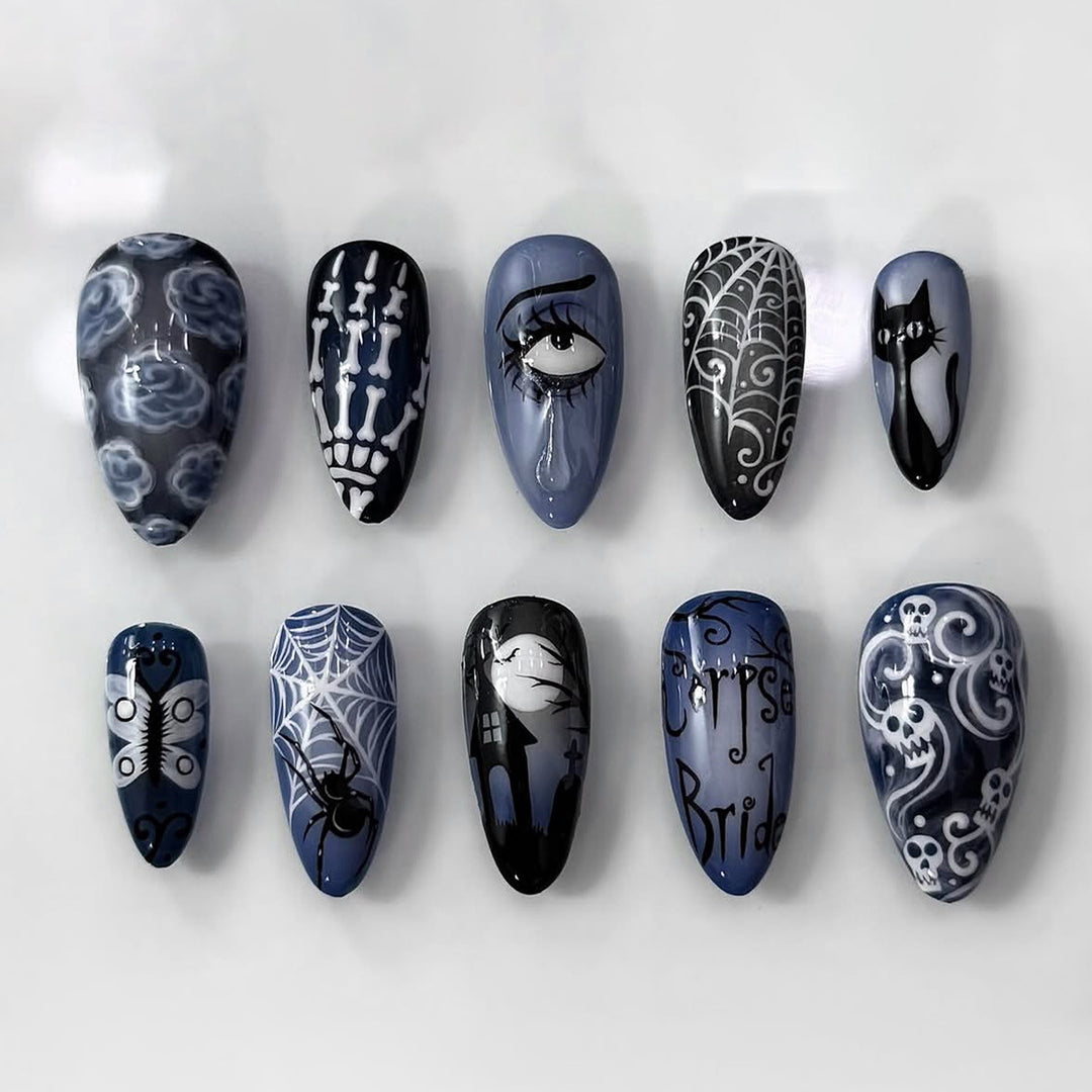 Artificial nail set with creative designs Kalsten
