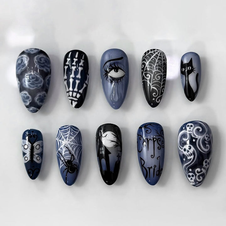 Artificial nail set with creative designs Kalsten