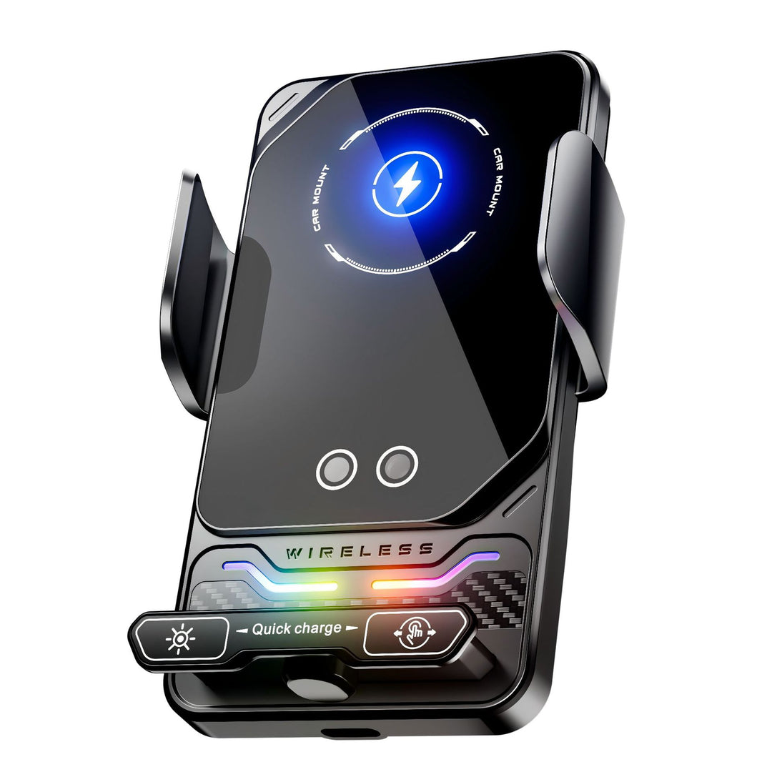 Unisex Qi-enabled smartphone holder with automatic fastening Kalsten
