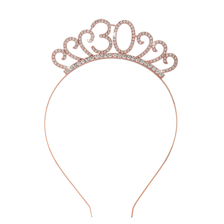 Ladies Crystal Tiara with Custom Designed Number Motif Kalsten