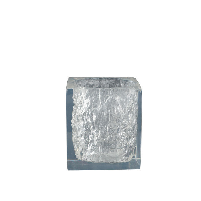 Textured Decorative Glass Planter