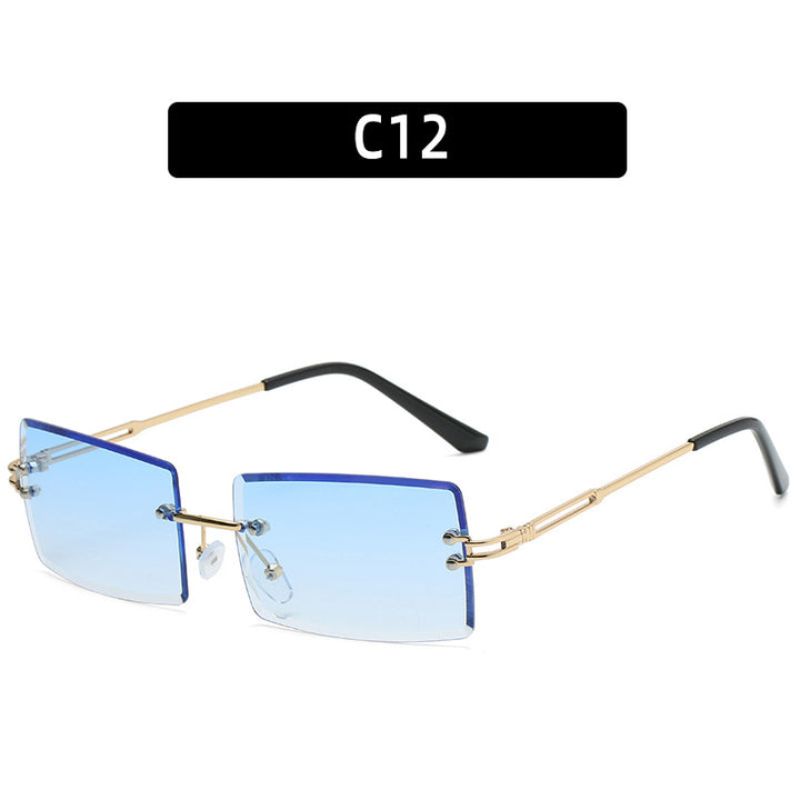 Elegant Geometric Shield Sunglasses