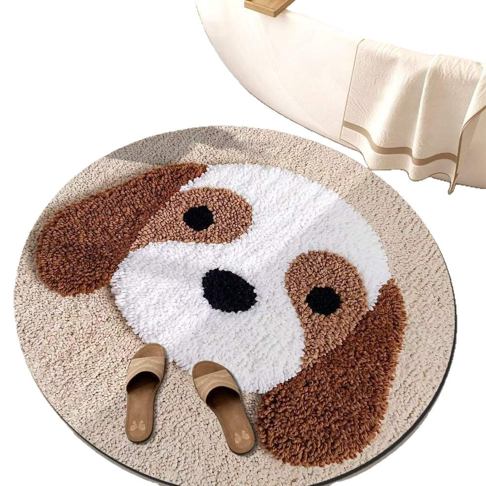 Playful Tiger-Themed Bathroom Mat Kalsten