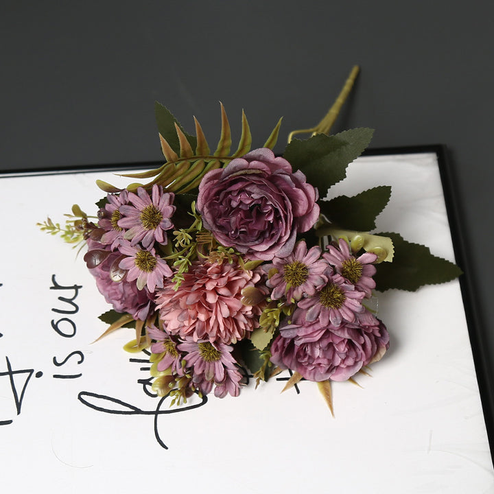 Decorative Faux Flower Arrangement for Home Display
