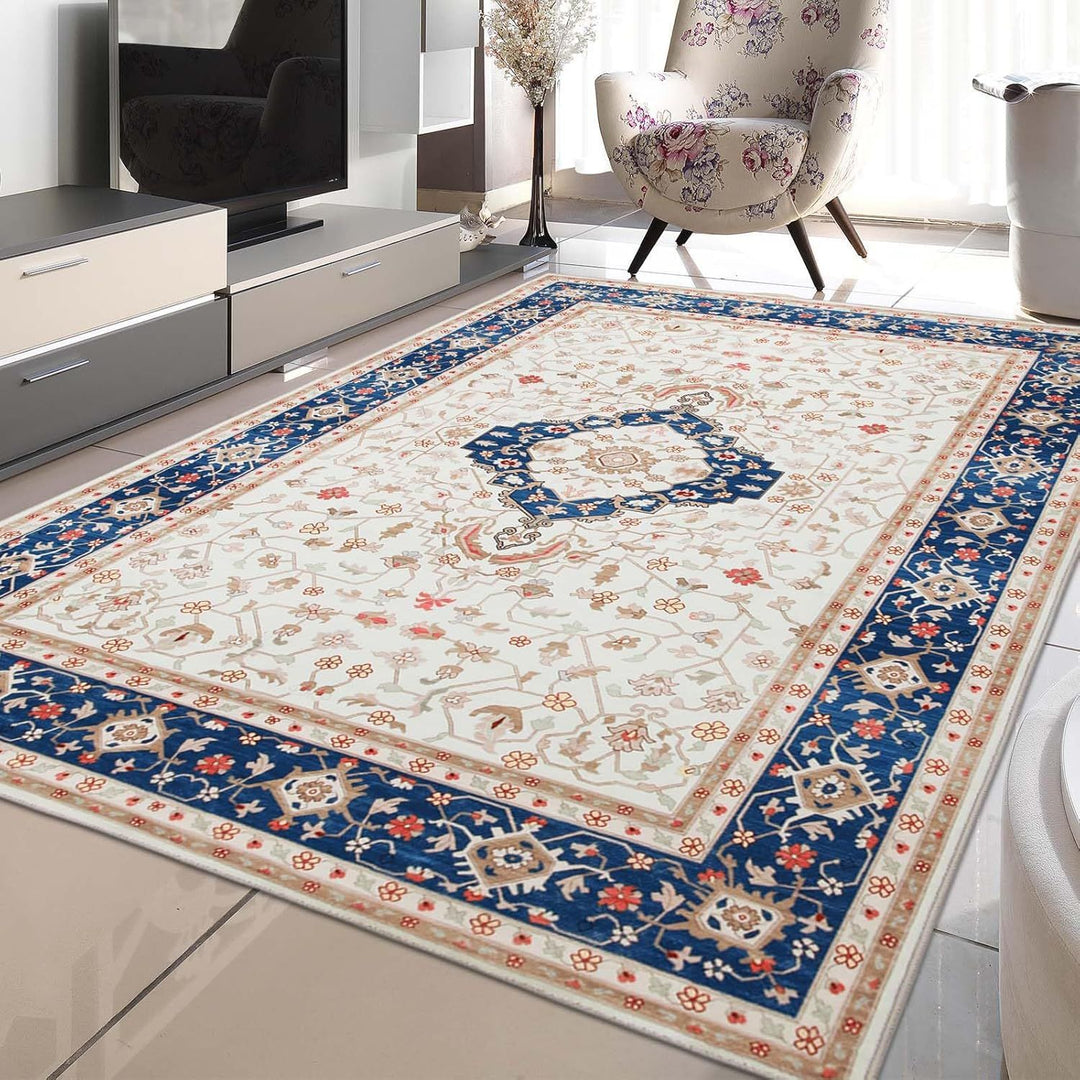 Elegant Floral Design Carpet