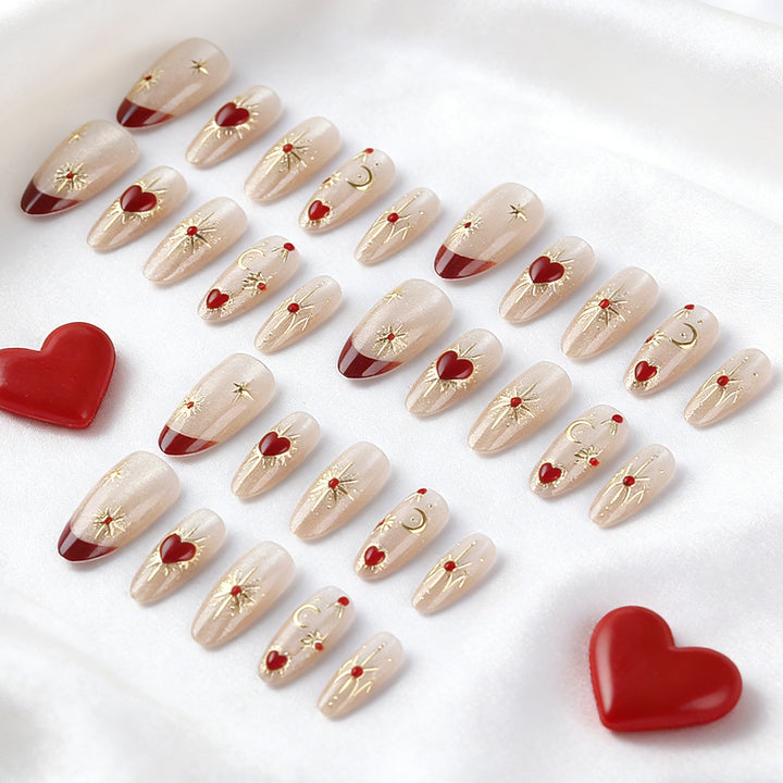 Artistic 3D Embellished Press-On Nails Kalsten