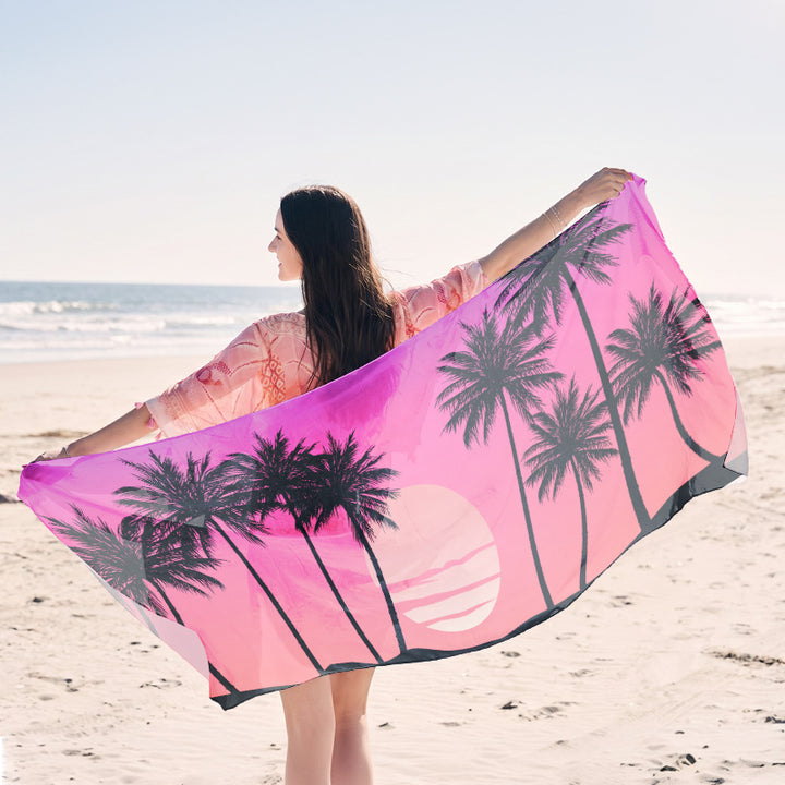 Beach towel in elegant jellyfish design Kalsten
