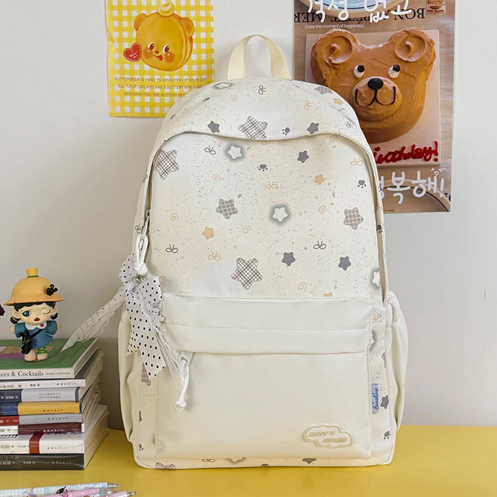 Fun Decorative Star-Patterned Backpack Kalsten