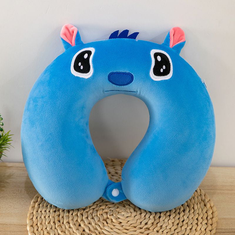 Unisex Neck Support Pillow with Cute Animal Design Kalsten