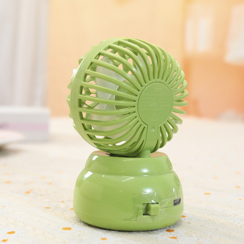 Women Portable USB Mini Fan in Stylish Plant Design Kalsten