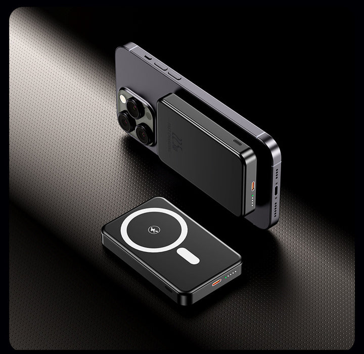 Portable induction power bank with slim design and LED display Kalsten