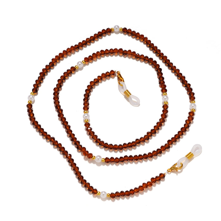 Elegant Crystal Beaded Eyewear Chain Kalsten