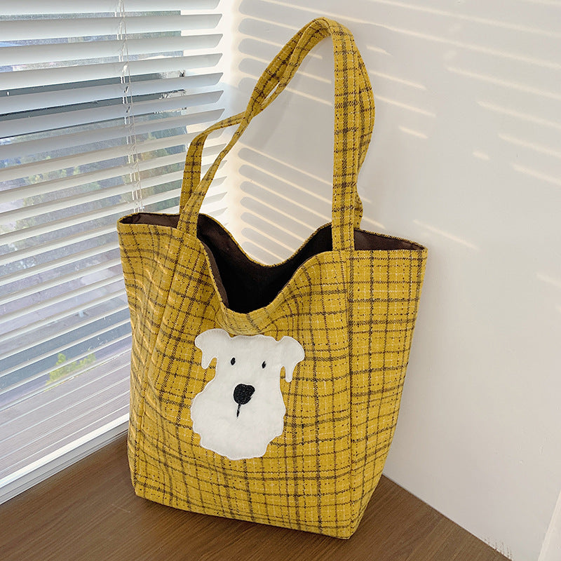 Playful Patterned Tote Bag